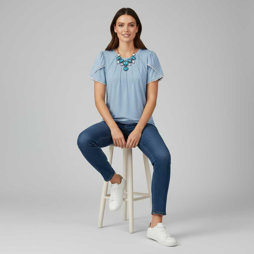 Camicetta Estiva Comoda Donna | Moda Casual