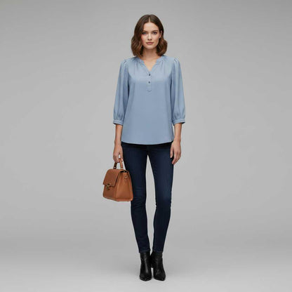 Camicetta da Donna Patchwork | Moda Versatile