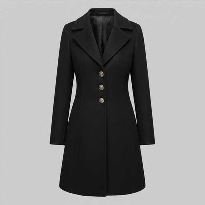 Cappotto Elegante da Donna | Cappotto in Misto Lana