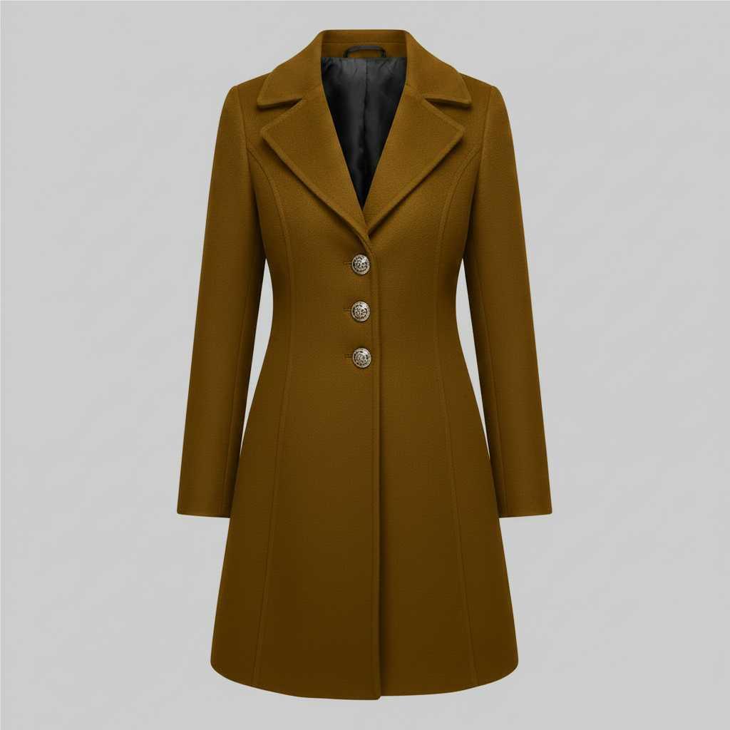 Cappotto Elegante da Donna | Cappotto in Misto Lana