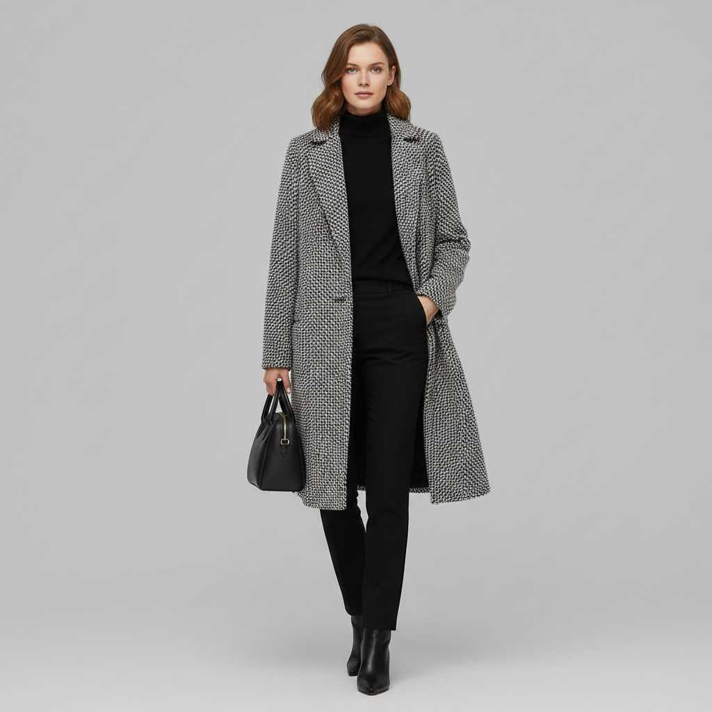 Cappotto Lungo Elegante in Lana | Moda Donna