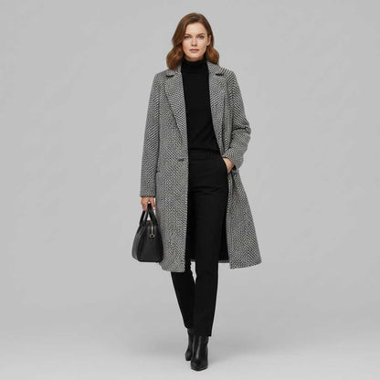 Cappotto Lungo Elegante in Lana | Moda Donna