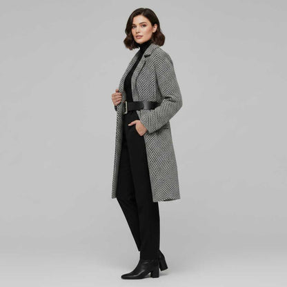 Cappotto Lungo Elegante in Lana | Moda Donna
