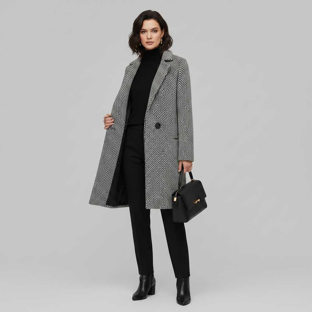 Cappotto Lungo Elegante in Lana | Moda Donna
