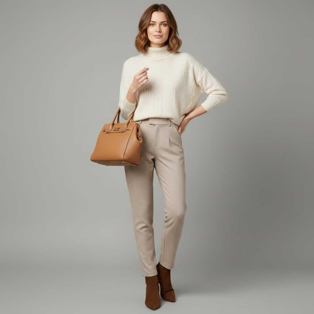 Pantaloni Eleganti Donna Bianca | Pantaloni da Donna